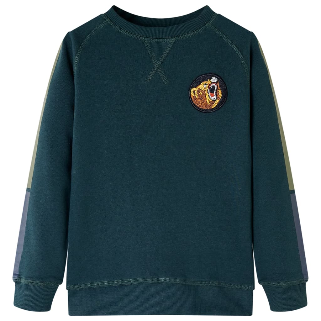 Vidaxl Kinderpullover 116 Mossgroen