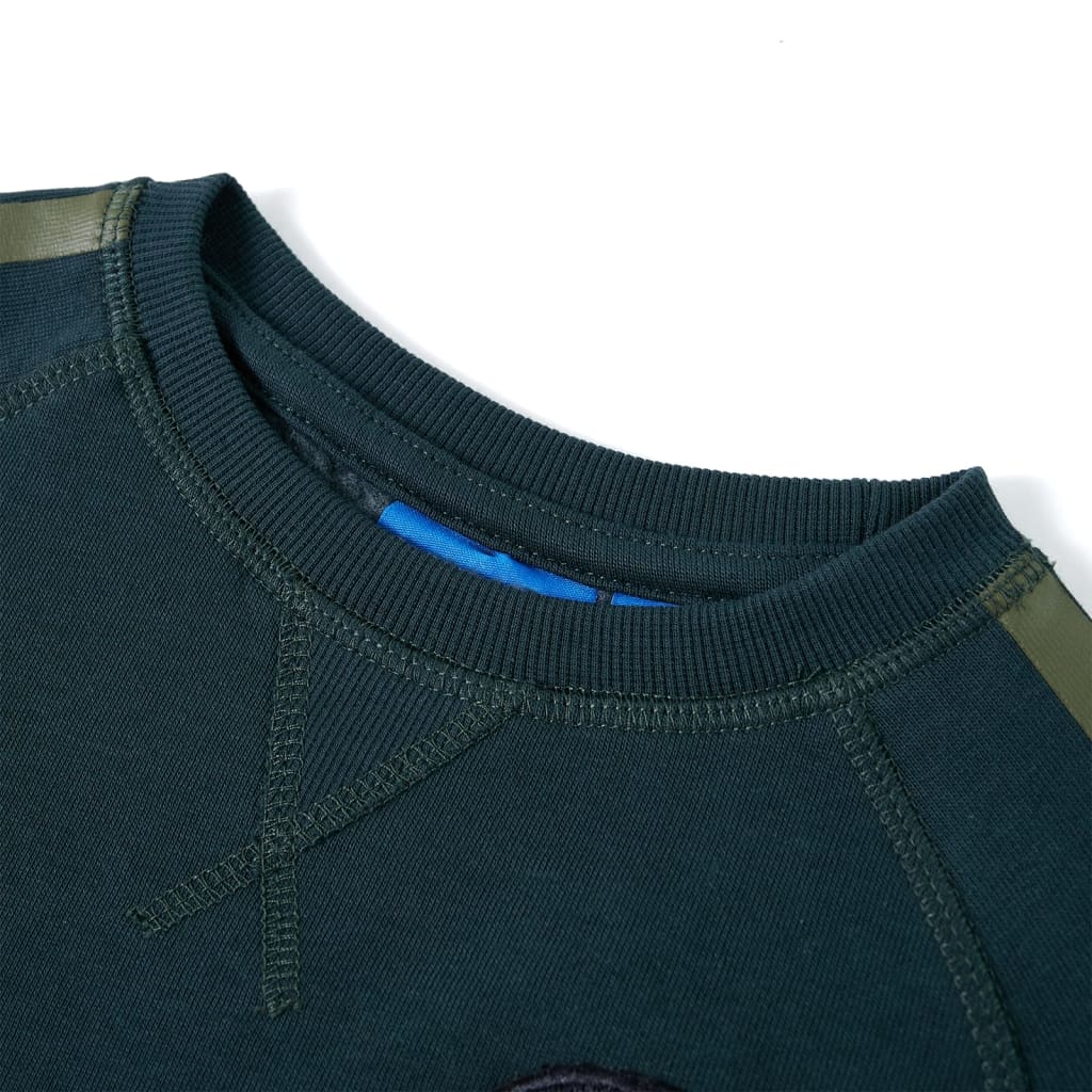 Vidaxl Kinderpullover 140 Mossgroen