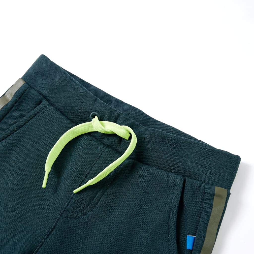 VIDAXL -Kinderjogginghose mit Kordelkordel 128 Mossgroen