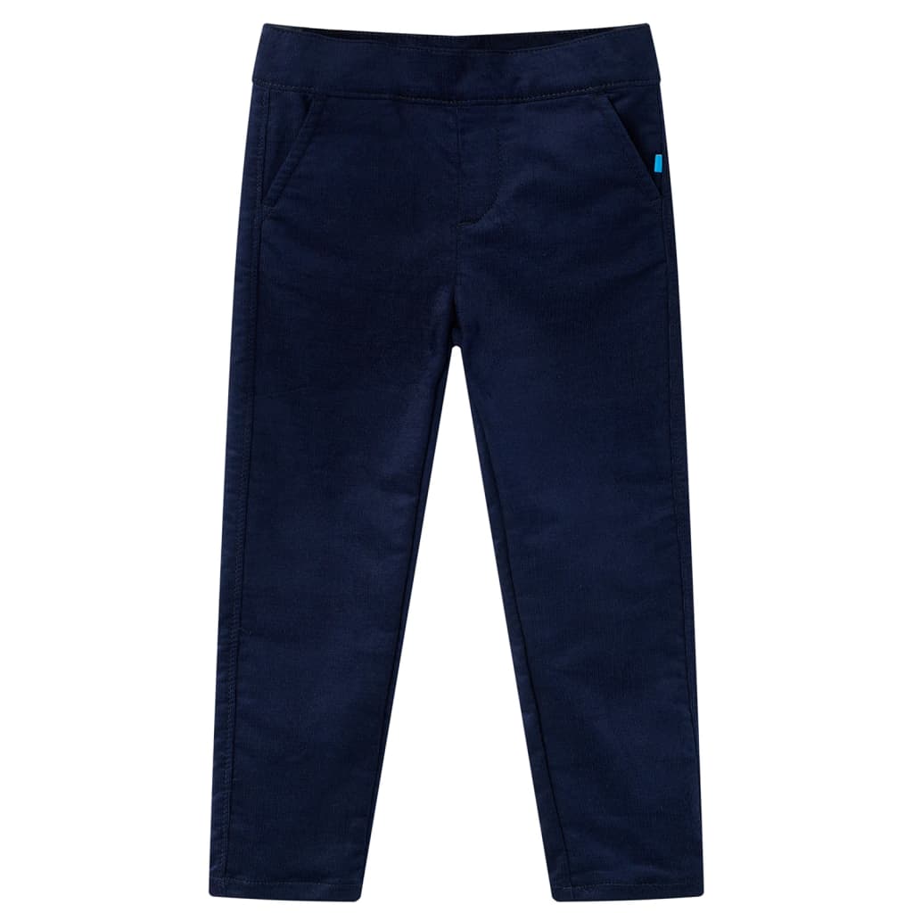 Vidaxl KinderBroek 104 Donkermarinblauw
