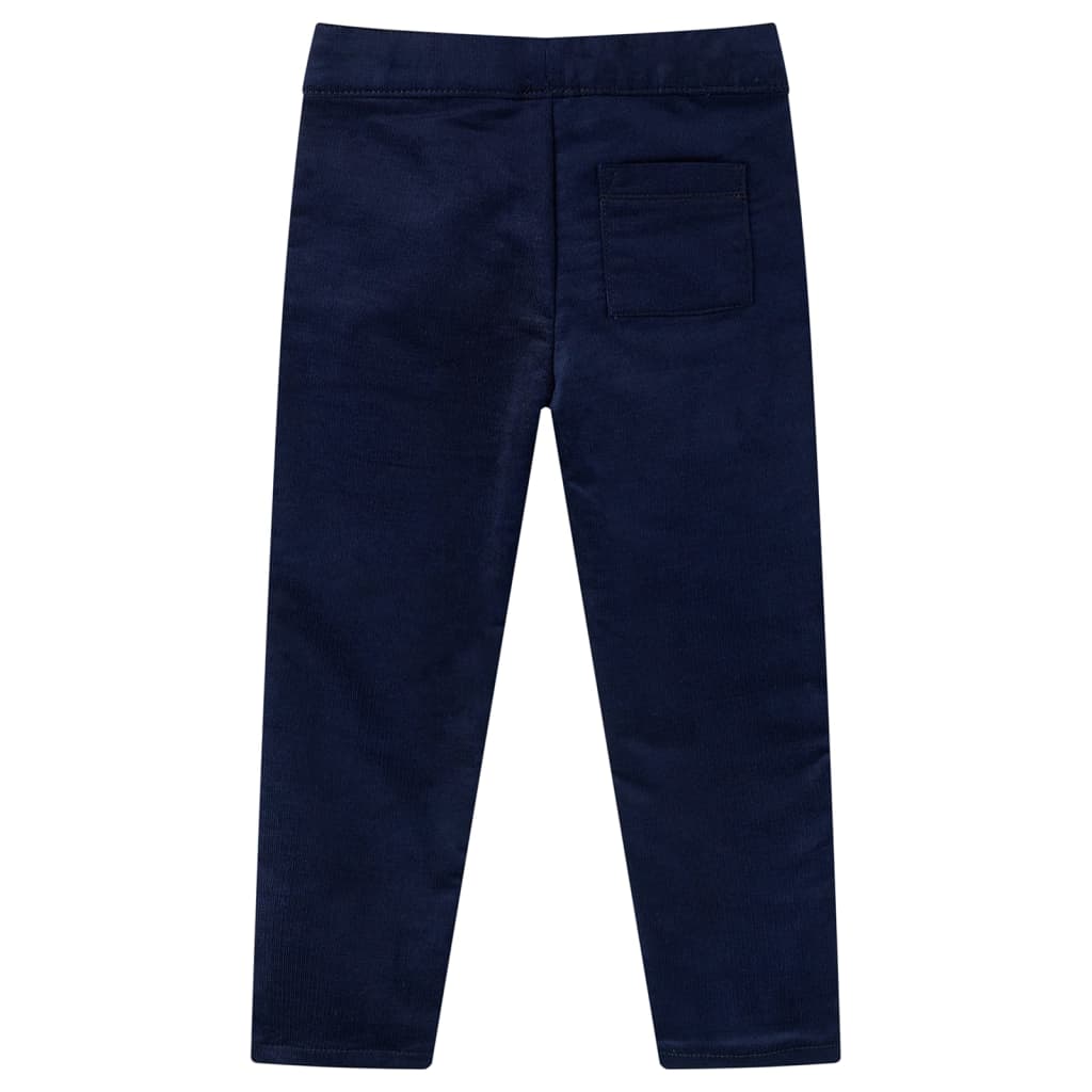 Vidaxl KinderBroek 104 Donkermarinblauw