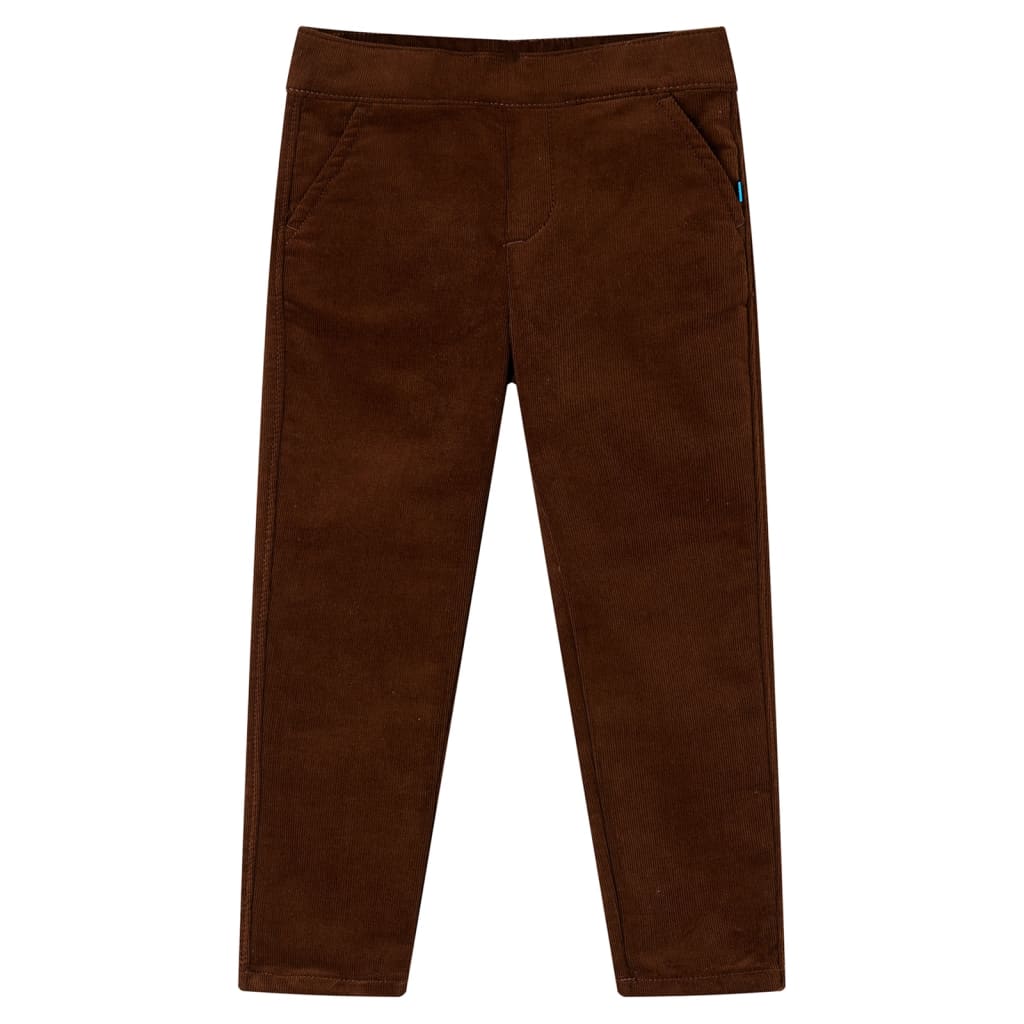 VIDAXL KinderBroek 104 Cognac -Colored