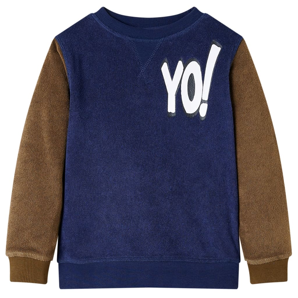 Vidaxl Kinderpullover 92 Donkermarinblauw