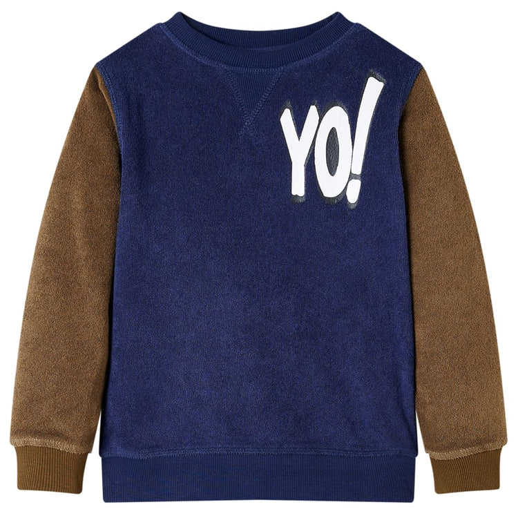 Vidaxl Kinderpullover 104 Donkermarinblauw