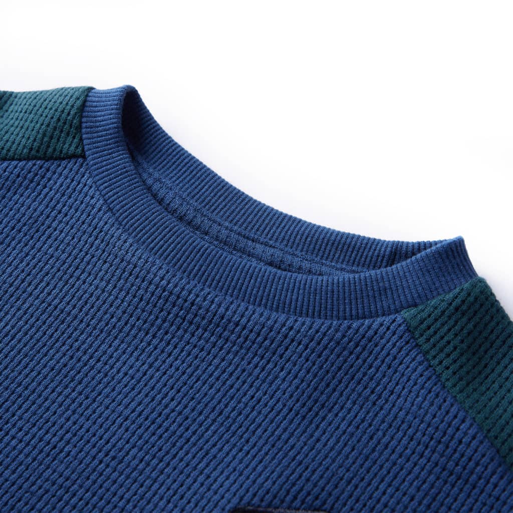 Vidaxl Kinderpullover 128 Marineblau