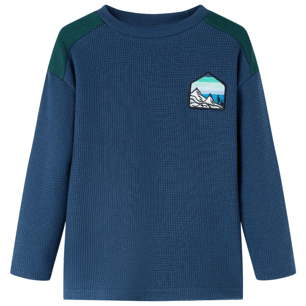 Vidaxl Kinderpullover 140 Marineblau