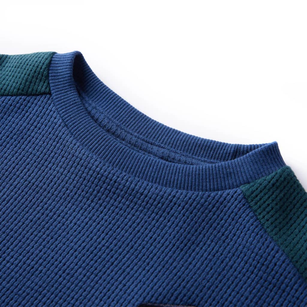 Vidaxl Kinderpullover 140 Marineblau