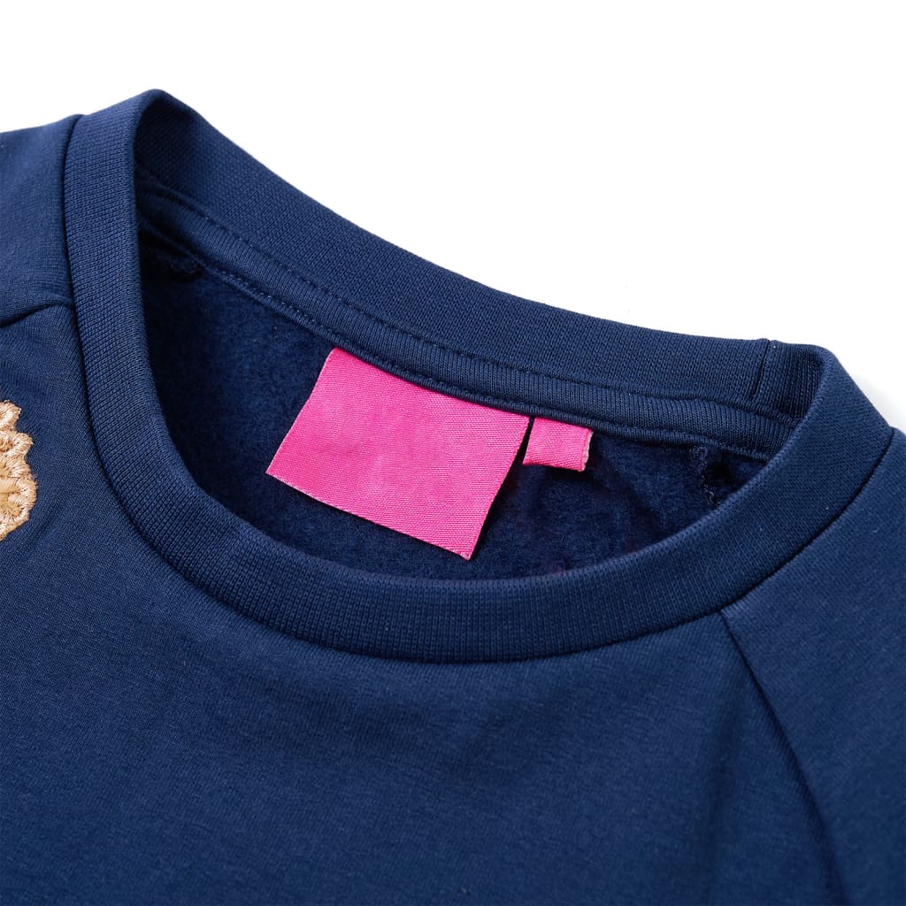 Vidaxl Kinderpullover 92 Marineblau