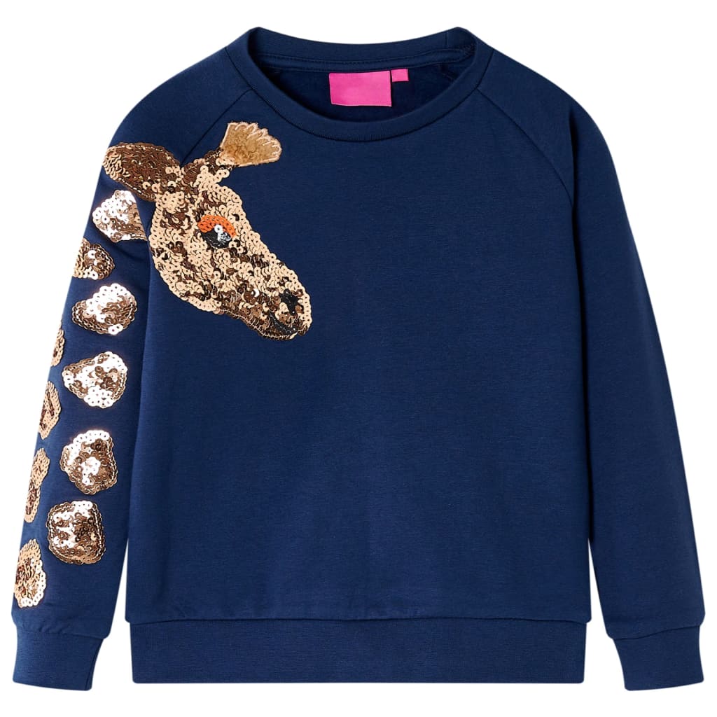 Vidaxl Kinderpullover 140 Marineblau