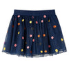 Vidaxl -Kinderrock mit Tulle und Punkten 104 Marineblau