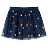 Vidaxl -Kinderrock mit Tulle und Punkten 140 Marineblau