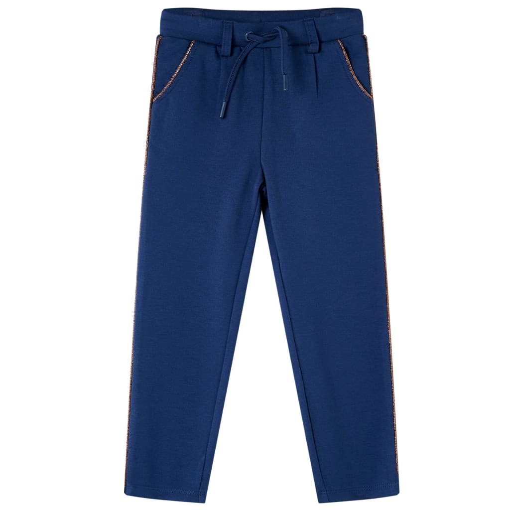 Vidaxl Kinderbroek mit Kordelstring 92 Marineblau
