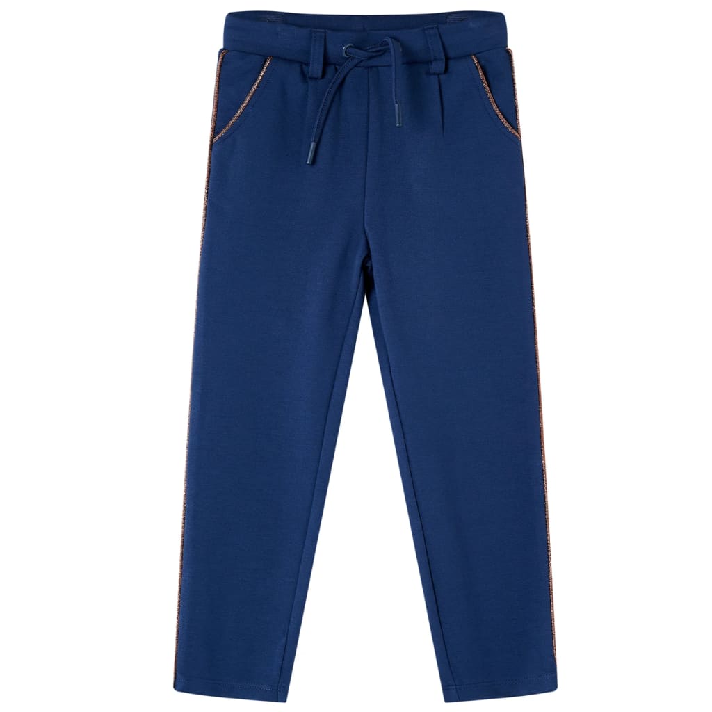 Vidaxl Kinderbroek mit Kordelstring 140 Marineblau