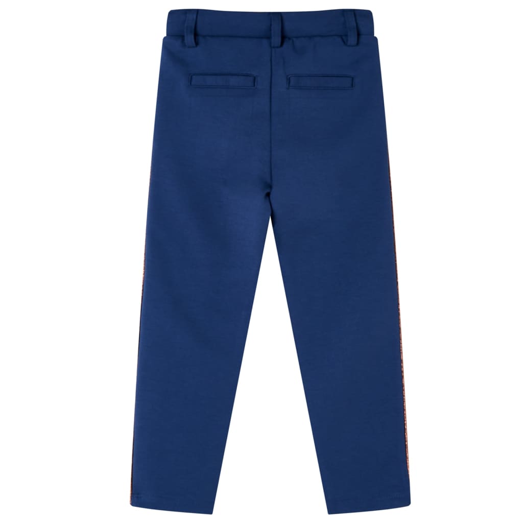 Vidaxl Kinderbroek mit Kordelstring 140 Marineblau