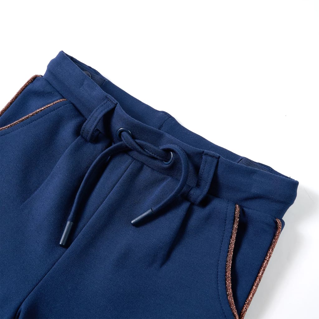 Vidaxl Kinderbroek mit Kordelstring 140 Marineblau