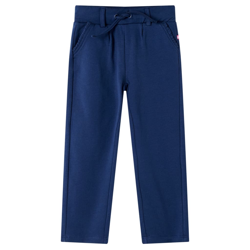 Vidaxl Kinderbroek mit Kordelstring 92 Marineblau