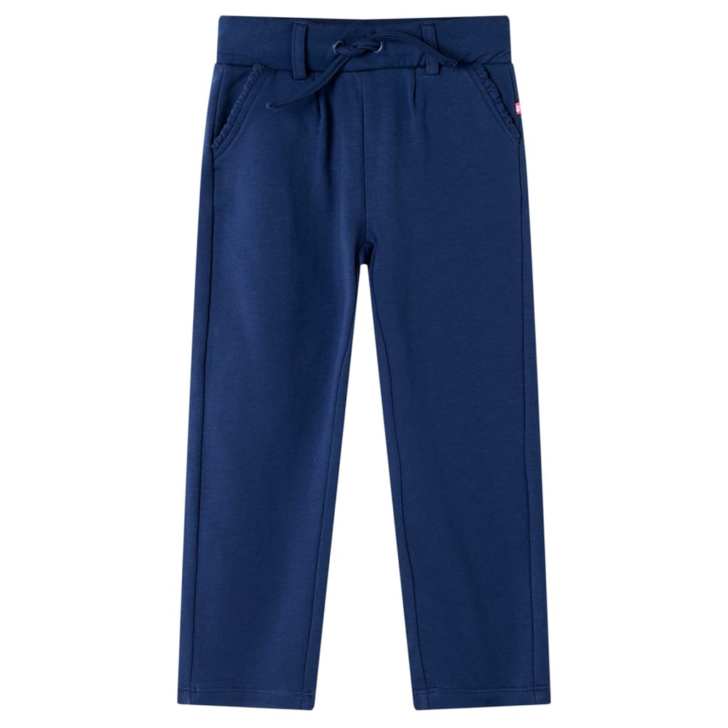 Vidaxl Kinderbroek mit Kordelstring 104 Marineblau