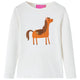 Vidaxl -Kinderhemd mit Langarm 104 Ecrukligious