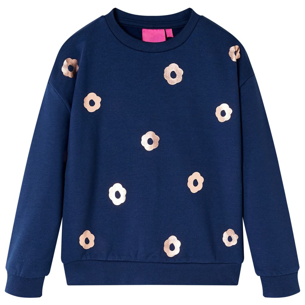 Vidaxl Kinderpullover 92 Marineblau