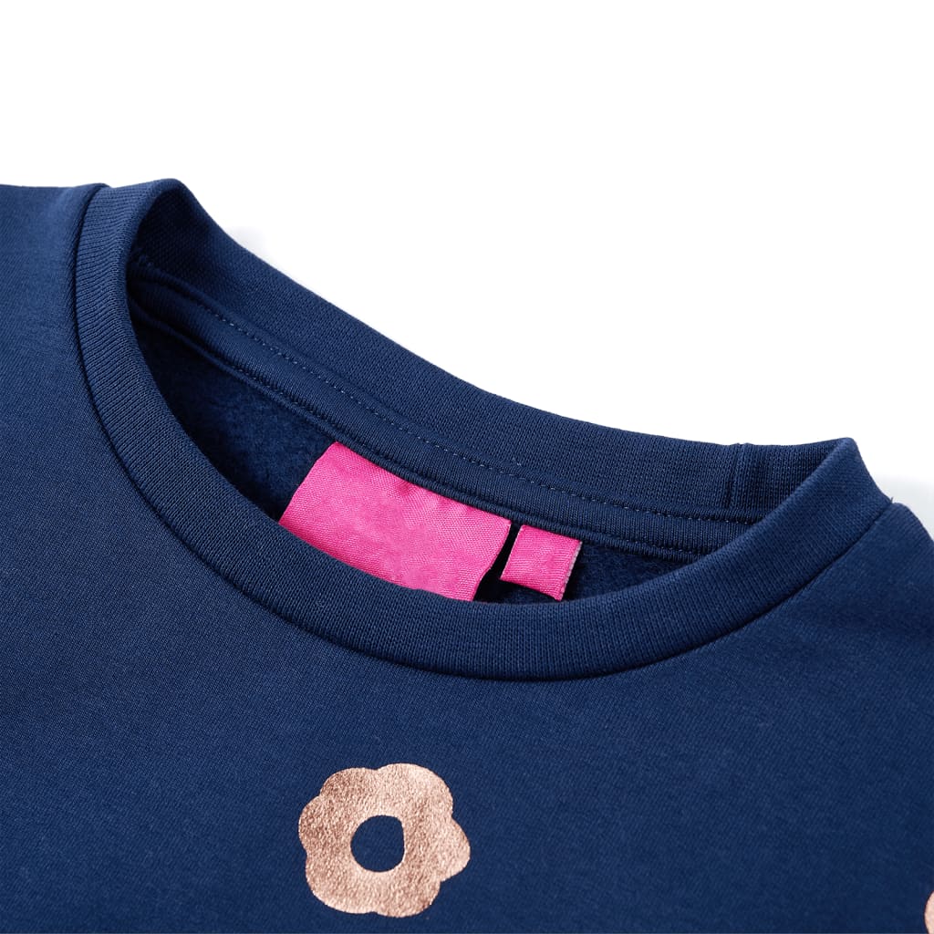 Vidaxl Kinderpullover 92 Marineblau