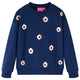 Vidaxl Kinderpullover 104 Marineblau
