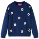 Vidaxl Kinderpullover 128 Marineblau