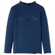 Vidaxl Kinderhemd Langarm 104 Marineblau