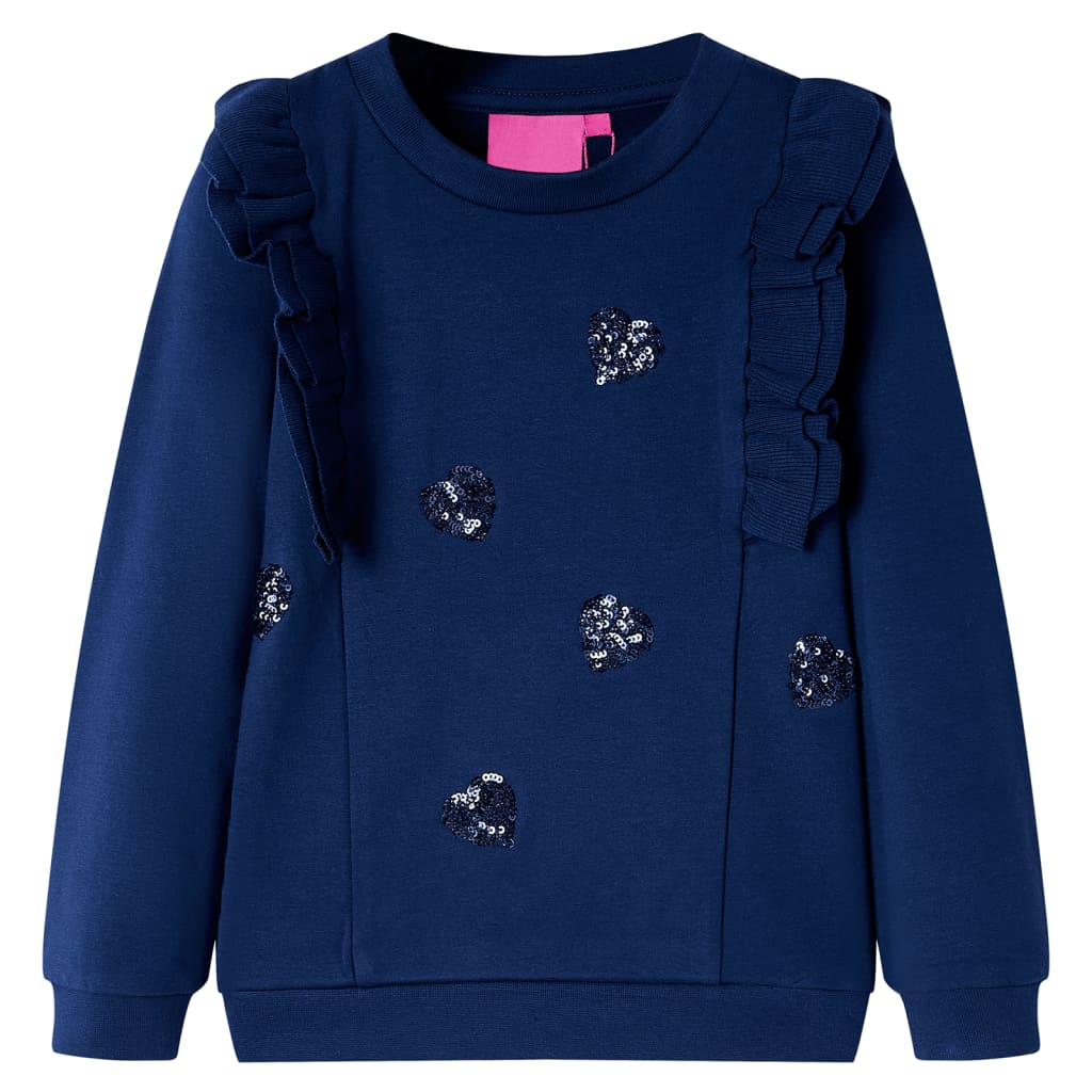 Vidaxl Kinderpullover 92 Marineblau