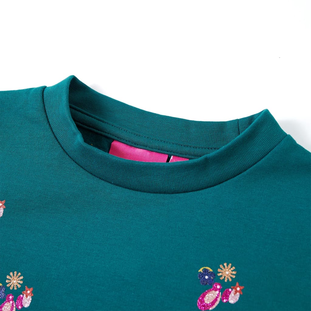 Vidaxl Kinderpullover 92 Dunkelgrün