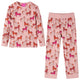 Vidaxl Kinderpyjama mit Langarm 92 hellrosa