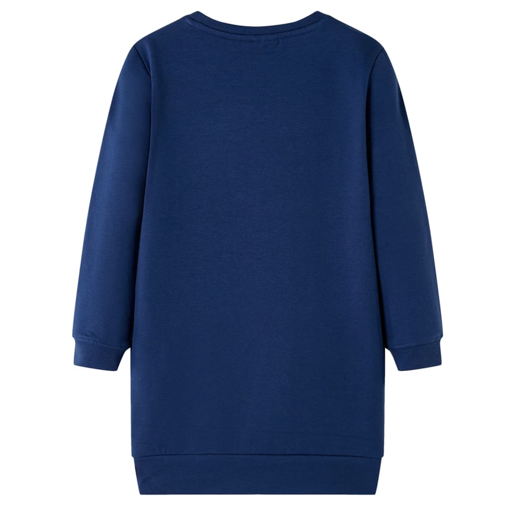 Vidaxl Kinderkleid 104 Marineblau