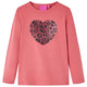 Vidaxl Kinderhemd mit langen Ärmeln 92 Old Pink