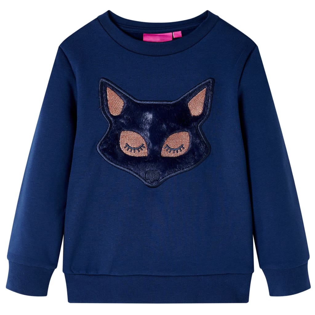 Vidaxl Kinderpullover 104 Marineblau