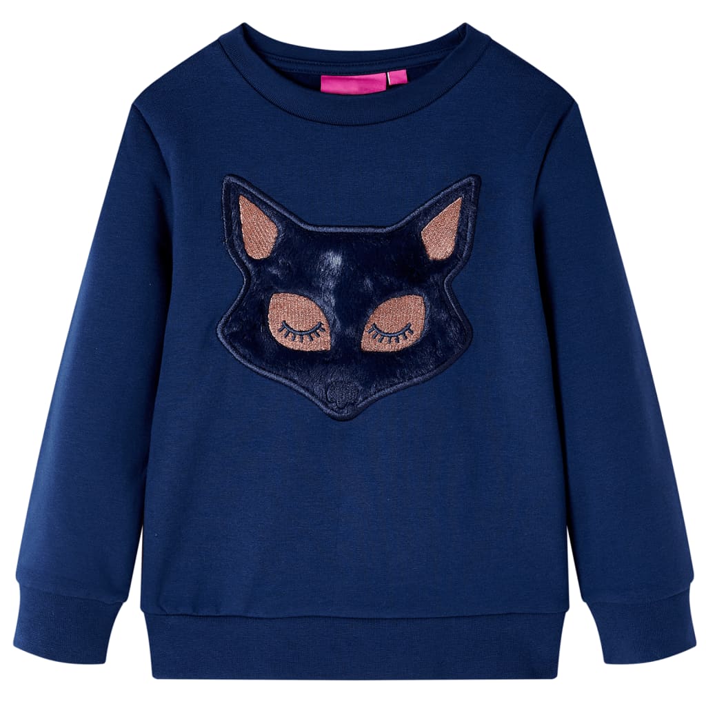 Vidaxl Kinderpullover 128 Marineblau