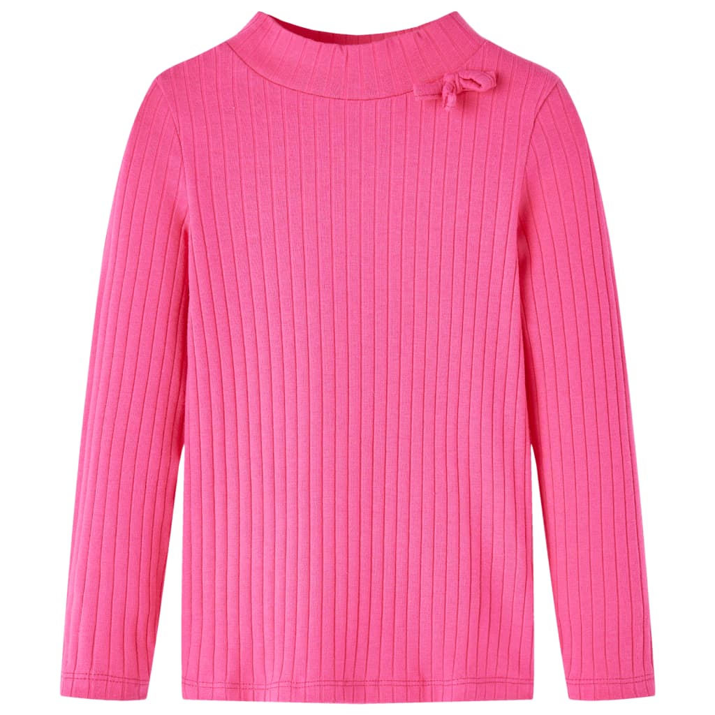 Vidaxl Kinderhemd rippte 104 hellrosa
