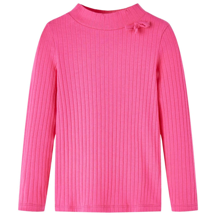 Vidaxl Kinderhemd rippte 116 hellrosa