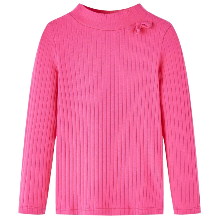 Vidaxl Kinderhemd rippte 140 hellrosa