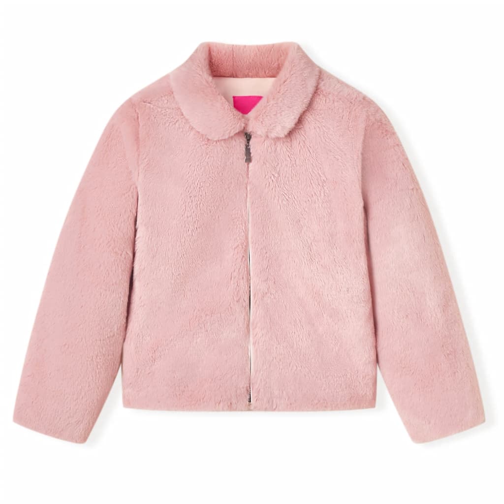 Vidaxl Kinderjacke 140 Kunstversorgung Pink
