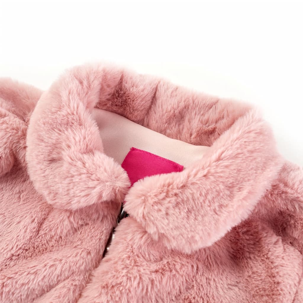 Vidaxl Kinderjacke 140 Kunstversorgung Pink