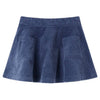 Vidaxl -Kinderrock mit Taschen aus Rippen -Samt 92 Marineblau
