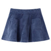 Vidaxl -Kinderrock mit Taschen aus Rippen -Samt 116 Marine Blue