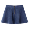 Vidaxl -Kinderrock mit Taschen aus Rippen -Samt 128 Marineblau