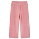 Vidaxl Kinderbroek 128 Rippen Samt hellrosa