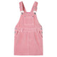 Vidaxl Kindergartenkleid 92 Rippen Samt hellrosa