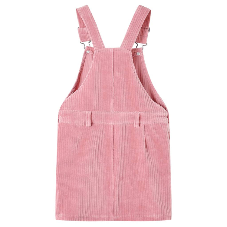 Vidaxl Kindergartenkleid 140 Rippen Samt hellrosa