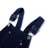 Vidaxl Kindergartenkleid 140 Rippen Velvet Marine Blau