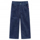 Vidaxl Kinderbroek 116 Rippen Velvet Marine Blau