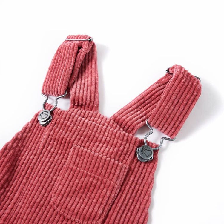 Vidaxl Kindergartenkleid 104 Rippen Samt rosa