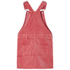 Vidaxl Kindergartenkleid 128 Rippen Samt rosa