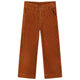Vidaxl Kinderbroek 92 Rippen -Samt Cognac gefärbt
